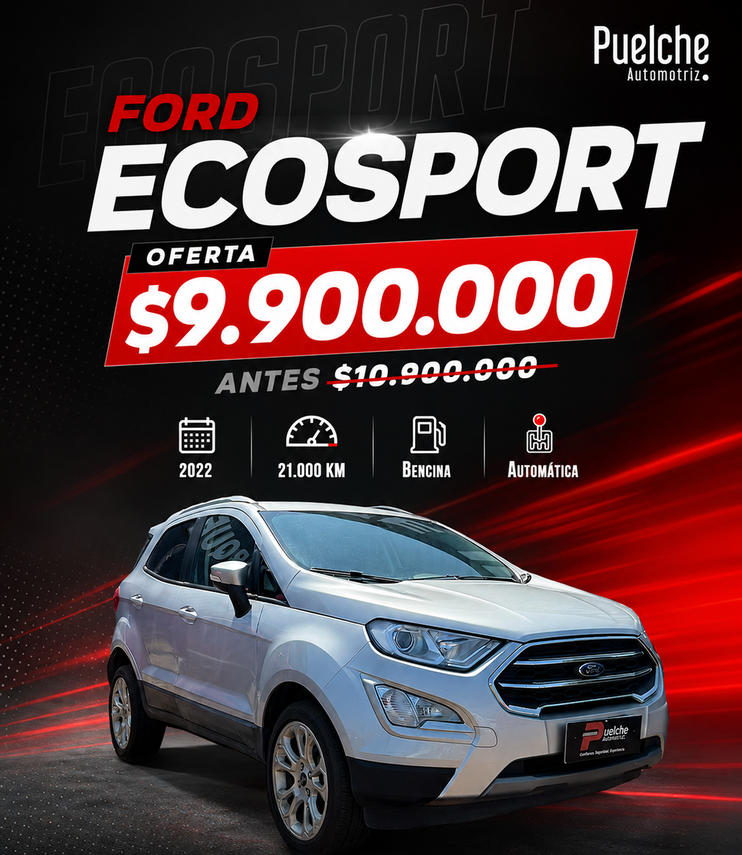 Ford Ecosport 4x2 Full Automatico 2022