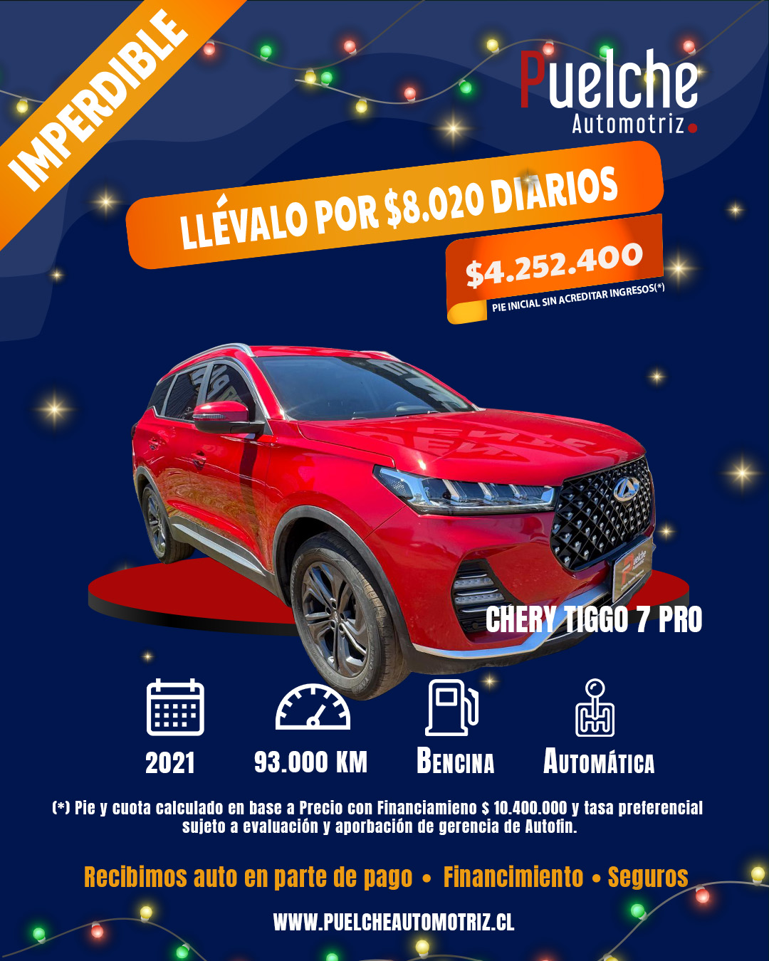 Chery Tiggo 7 Full Equipo-Automatico 2021