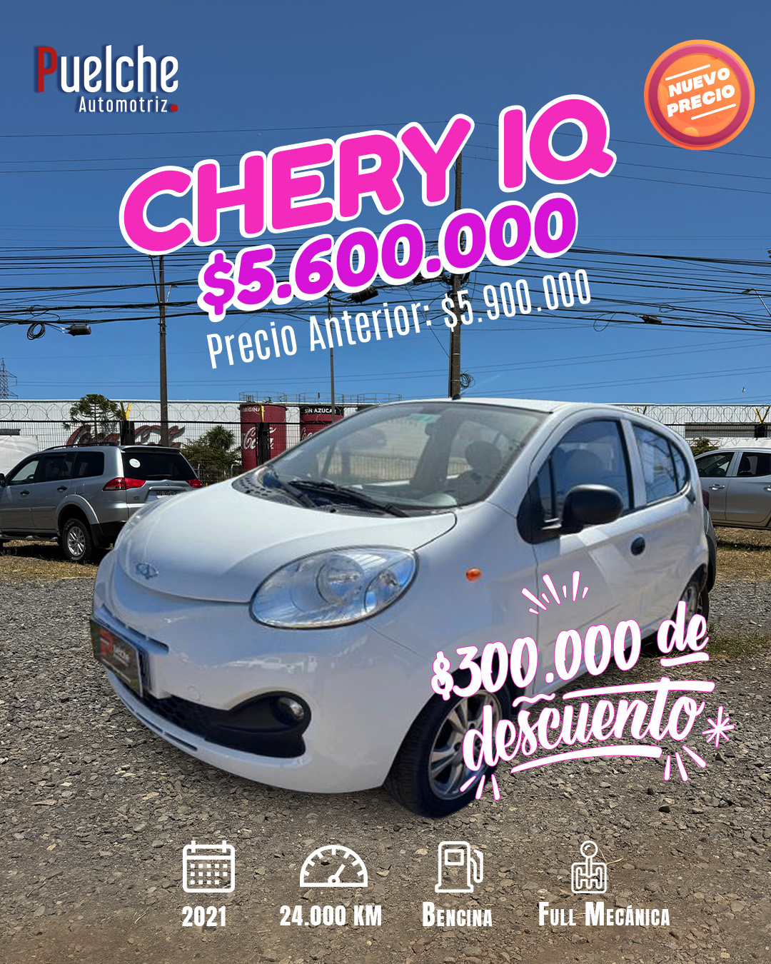 Chery IQ Full Equipo-Mecanico 2021 4X2