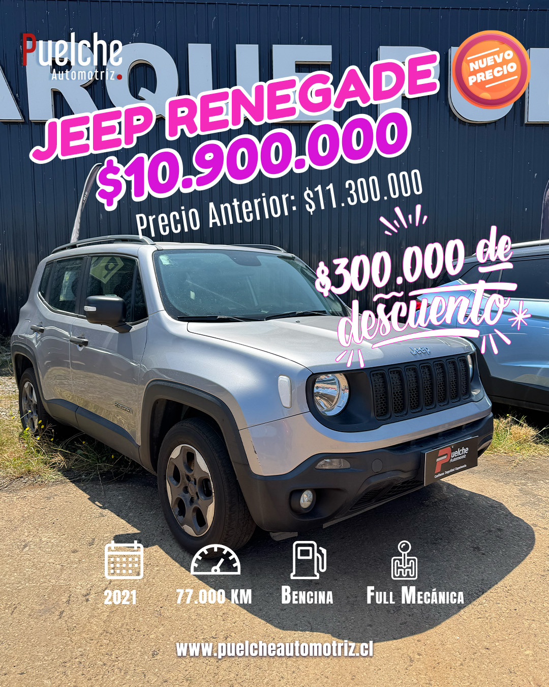 Jeep Renegade Full Equipo-Mecanico 2021 4X2