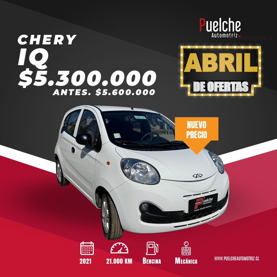 Chery IQ Full Equipo-Mecanico 2021 4X2