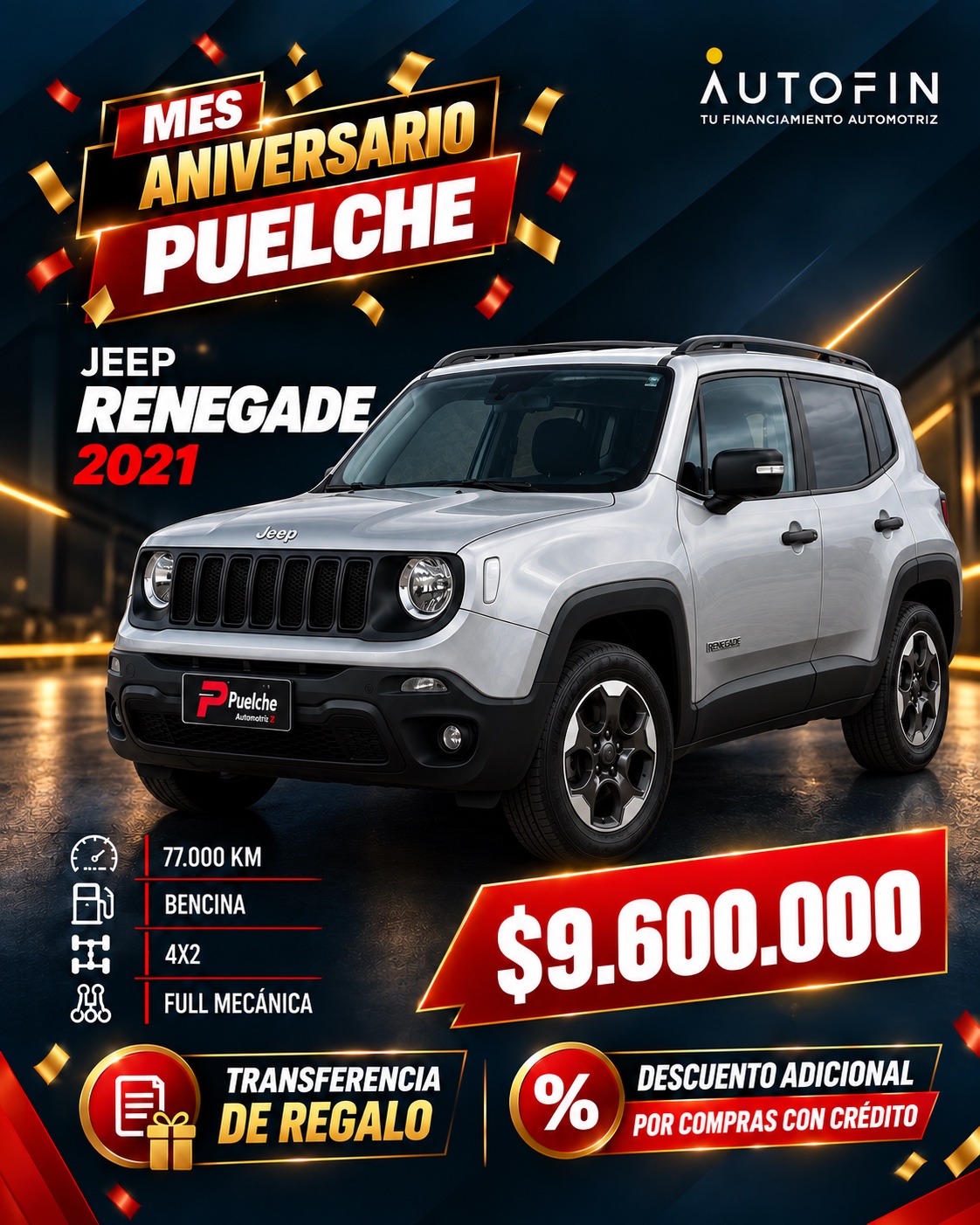 Jeep Renegade Full Equipo-Mecanico 2021 4X2