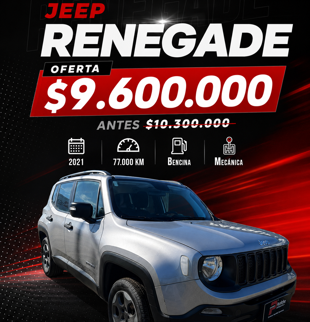 Jeep Renegade Full Equipo-Mecanico 2021 4X2