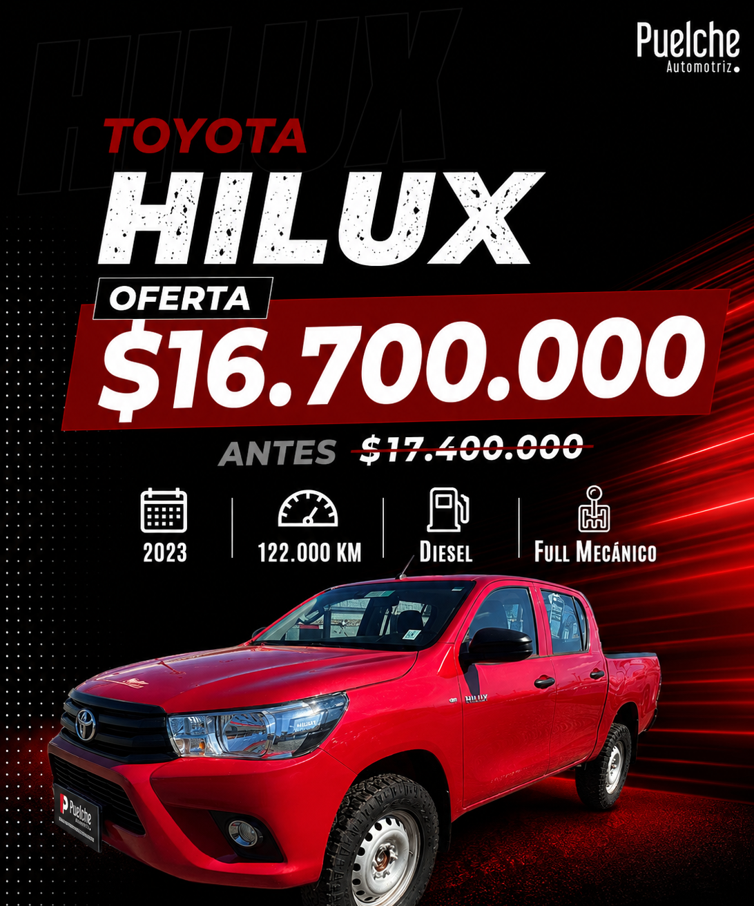 Toyota Hilux Full-Mecanica 4x2 2023