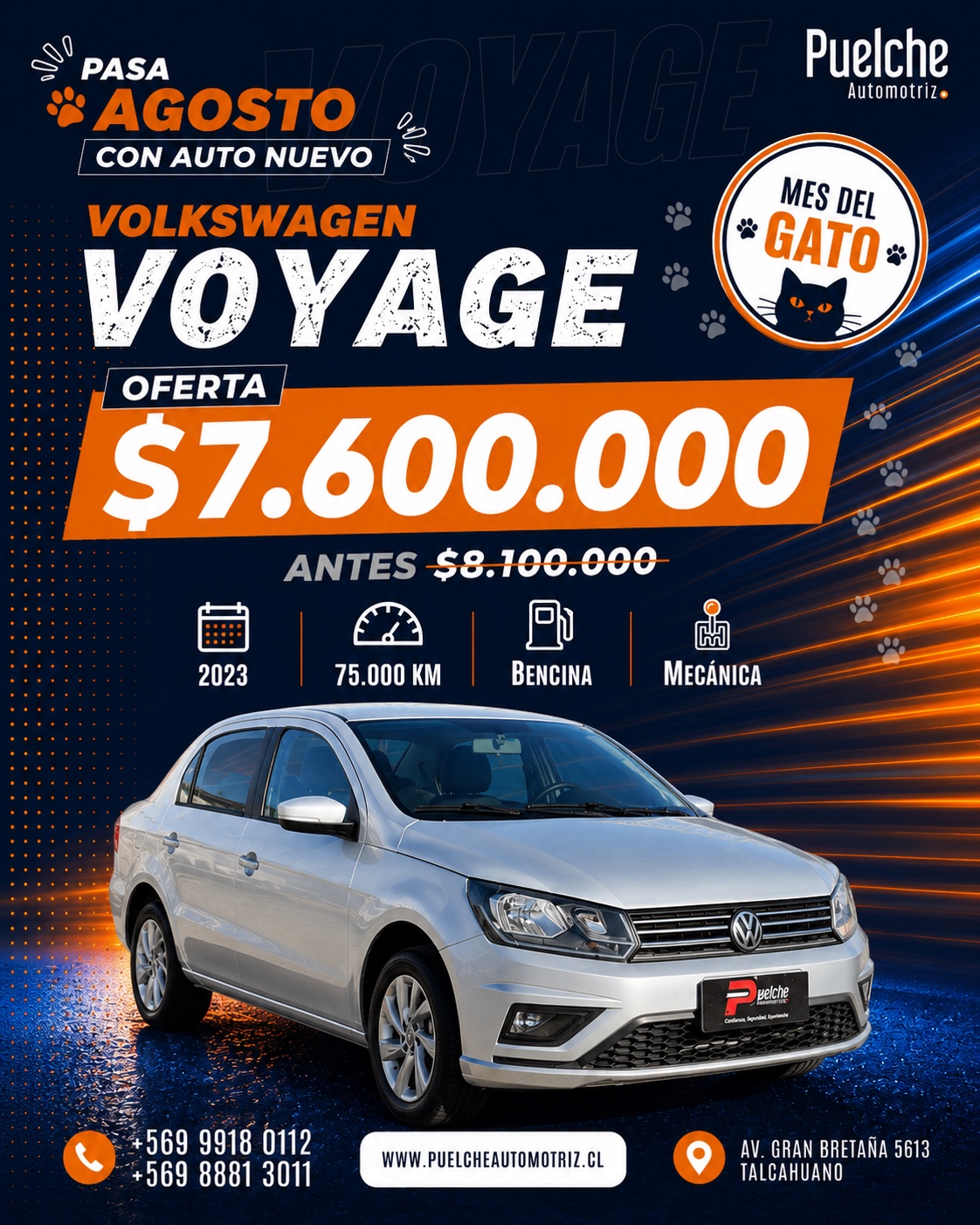Volkswagen Voyage Highline Full-Mecanico 2023