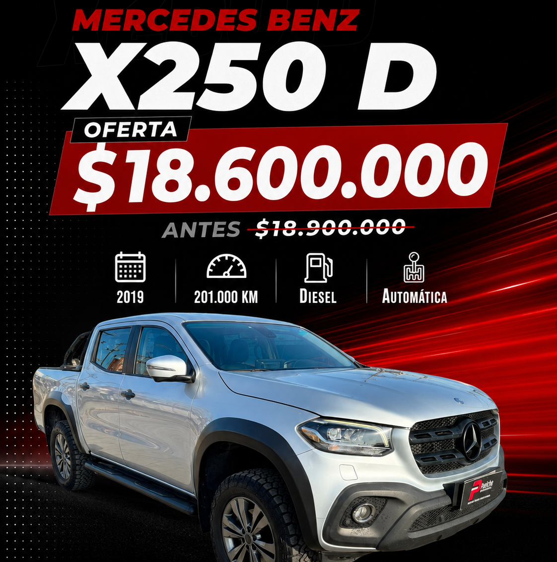 Mercedes Benz X250D Full Automatica 2019