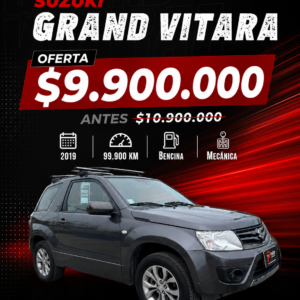 Suzuki Grand VITARA,  Full-Mecanico Año 2019
