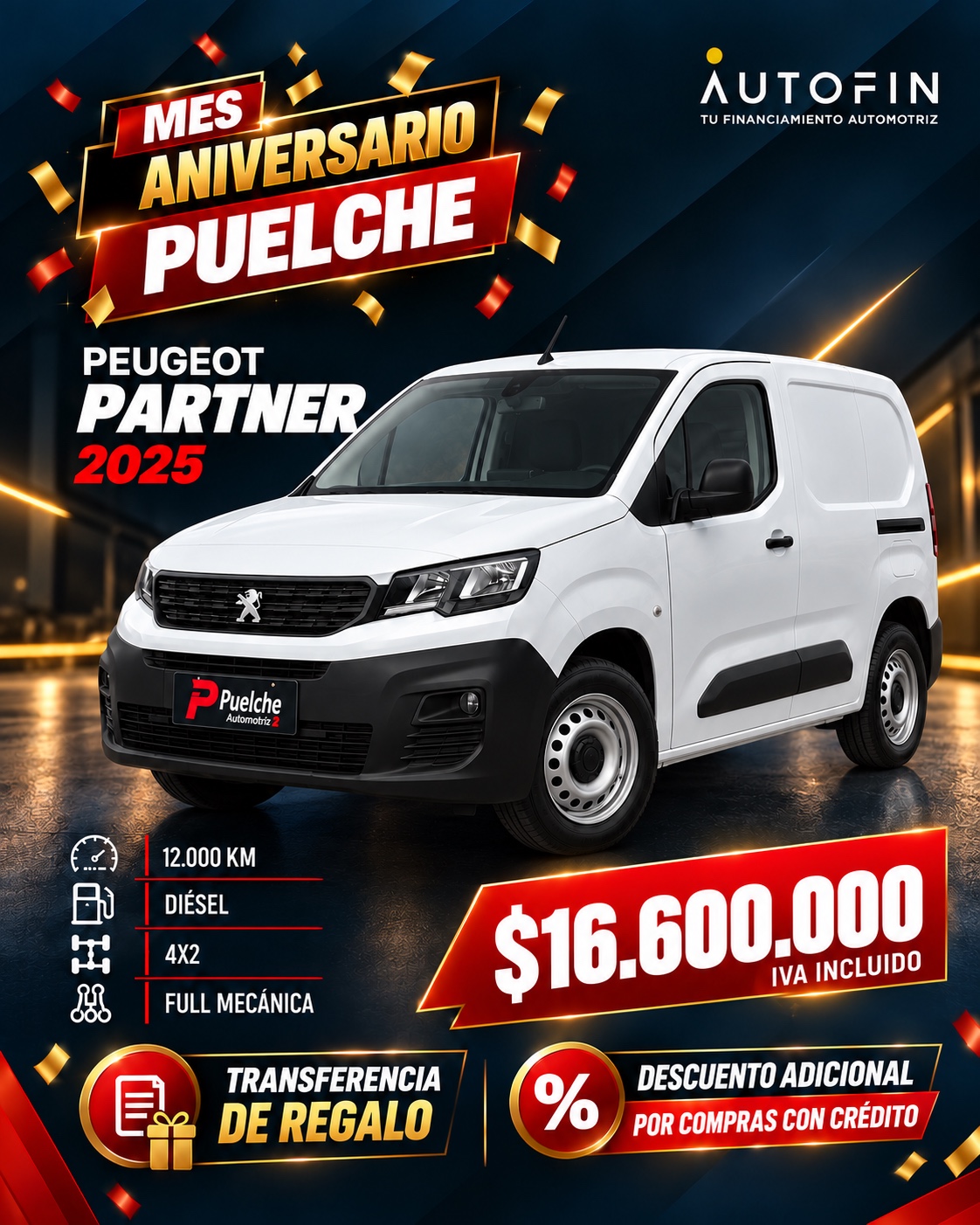 Peugeot Partner Full-Mecanica Año 2025