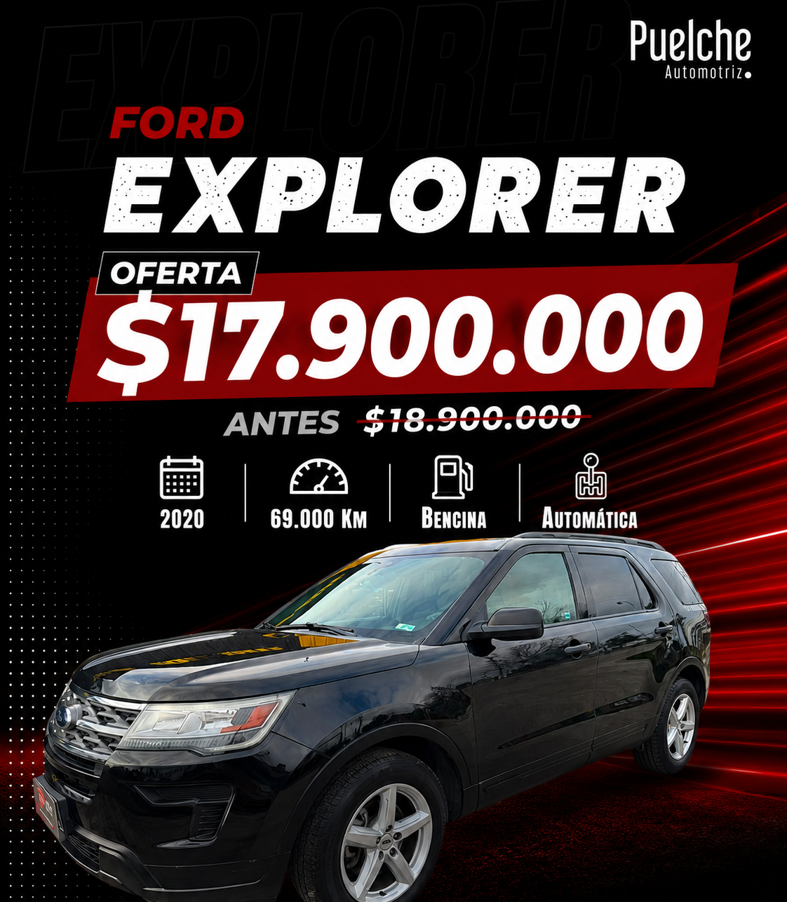 Ford Explorer Full-Automatica Año 2020