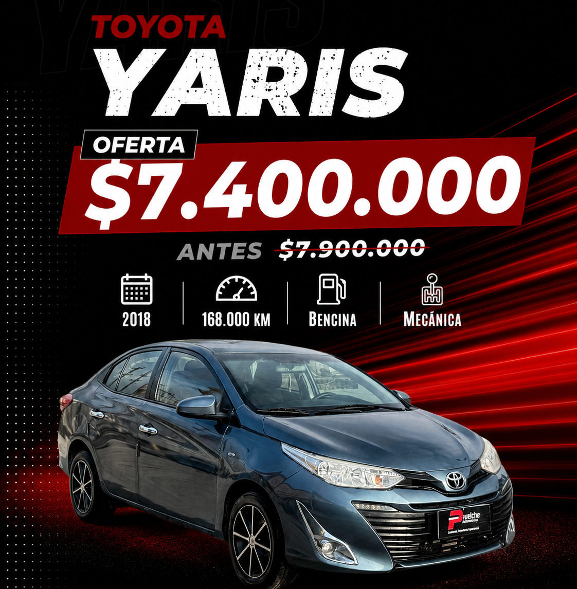 Toyota Yaris Full-Mecanico Año 2018