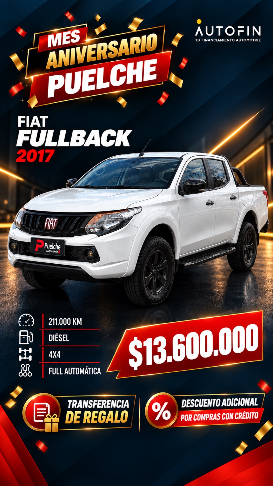 Fiat Fullback Full Automatica Año 2017